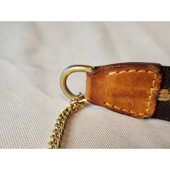 Louis Vuitton Monogram Pochette Accessoires AR0030 Shoulder Bag with Chain - Picture 8 of 15